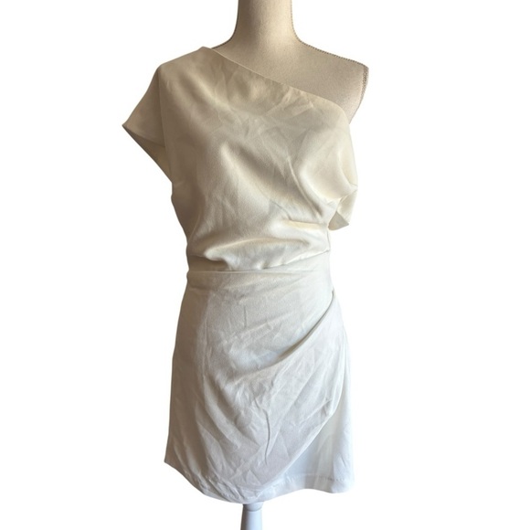 Bardot Letita White Orchid Mini Dress US8 - Picture 7 of 13